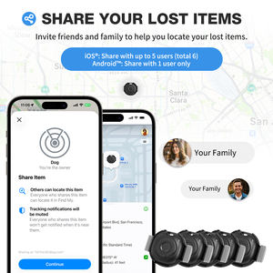Set Personalizzati di Localizzatori Smart Certificati MFI, Mini Tracker Bluetooth per Chiavi, Portafogli, Bagagli, Compatibili con iOS e Android - Product Image 5