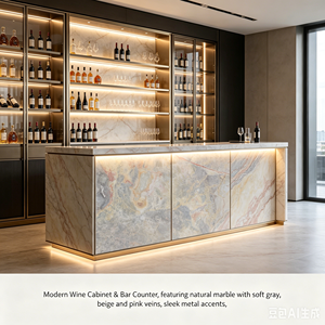Top Quality Uniform Tone Wispy Vein Earthy <strong>Grey</strong> Marble Slab for Bathroom Floor - Product Image 3