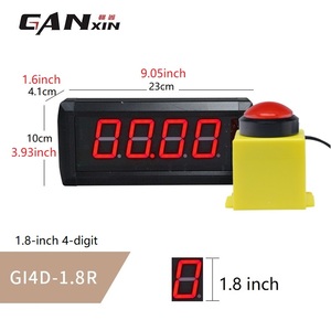 Led 1.8 inch kỹ thuật số Đồng hồ bấm giờ có thể chỉnh sửa 6 cấp độ khó 10 giây thách thức trò chơi hẹn giờ cho nhà hàng miễn phí đặt hàng thách thức - Product Image 3