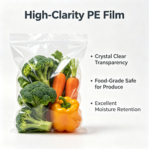 Sacs d'emballage sous vide en PE haute clarté, pochettes en film PE de qualité alimentaire pour légumes surgelés, viande, volaille et emballage alimentaire - Product Image 5