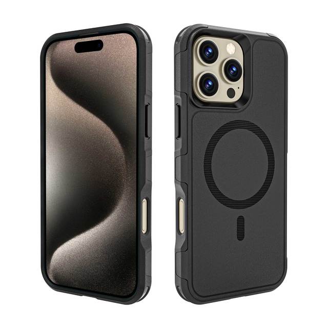 For iPhone 16 Pro Max Mobile Phone case 15 Anti-fall Protective case 13 Magnetic Frosted 14