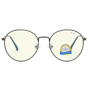 Buffy Jack Lunettes rondes anti-lumière bleue à monture complète unisexe 50013 - Product Image 3