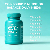 Complexe multivitaminé B en marque blanche (B1, B2, B6, B12, Niacine, Acide folique, Acide pantothénique, Biotine) – Soutient l'énergie, améliore la peau et les cheveux