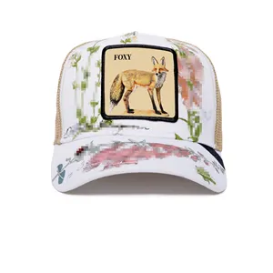 Горячая распродажа, Высококачественная 5-панельная объемная вышивка с логотипом, сетчатая крышка грузовика, хлопковая двухцветная шляпа Gorras, оптовая продажа, шляпы для Дальнобойщика