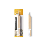 Outil de cuisine en acier inoxydable C274 pour retirer la chair de la noix de coco, ouvre-coque de noix de coco, gadget de cuisine, ouvre-coque de noix de coco avec manche en bois