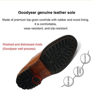 OEM Custom New Light Luxury Horsehide <b>Shoes</b> Goodyear Welt British Style Business Casual Comfort Soft Men's <b>Height</b> <b>Increasing</b> - Product Image 4