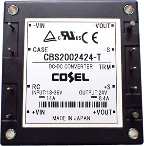 CBS2002424-T 200W โมดูลแปลงไฟแบบแยกส่วน DC-DC 18-36V เป็น 24V 8.4A 1.5kV แบบ Half Brick - Product Image 1