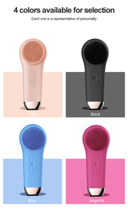 Portable <strong>Sonic</strong> Electric Scrubber <strong>Brush</strong> Waterproof Vibrating Facial Wash <strong>Brush</strong> Men Exfoliator Silicone Face <strong>Cleaning</strong> <strong>Brush</strong> - Product Image 5