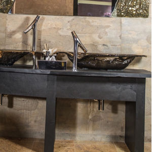 Revêtements muraux en pierre d'ardoise brun fauve, finition couleur terre naturelle pour usage intérieur et extérieur, résidentiel et commercial - Product Image 6