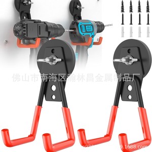 Heavy Duty Magnetic Wall Mount <b>Hooks</b> For Garage <b>Tool</b> Storage With Anti Slip Design Round Shape 3 Layer Installation - Product Image 3
