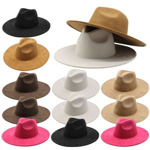 Chapeaux Fedora Western Unisexe à Large Bord en Feutre Classique avec Logo Personnalisé pour Gravure au Laser - Product Image 1