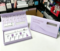 Boîte cadeau en papier rigide magnétique avec logo personnalisé, insert en mousse pré-découpé, emballage haut de gamme pour stylo, flacon, tube