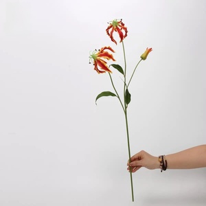 LO-849 - Serie de Flores Artificiales Color Naranja al por Mayor, Colección de Flores Artificiales de Primera Calidad para Decoración de Bodas y Eventos, y Decoración del Hogar - Product Image 6