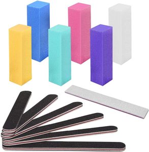 Lima de uñas personalizada, conjunto de búfer con logotipo personalizado, 100/180 - Product Image 1