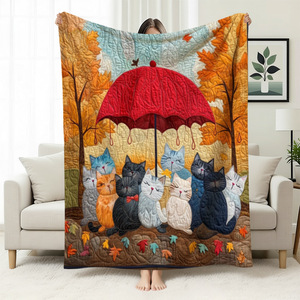 Manta de Franela con Dibujos Animados de Perros, Manta para Siesta, Reversible, Cálida y Acogedora para Cama, Sofá, Personalizada, OEM, ODM - Product Image 5