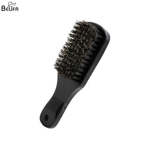 Silifa-peigne à barbe pour hommes, fabricants, vente en gros, brosse à poils de sanglier, manche en bois, noir, poils de barbier <span class=keywords><strong>sauvage</strong></span>, brosse à barbe pour hommes - Product Image 5