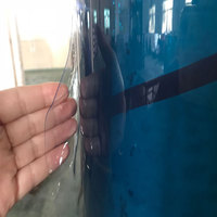 Rouleau de film plastique en pvc souple transparent, m de long pour la fabrication de sacs