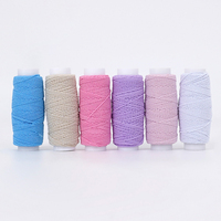 Benang Bobin Mesin Jahit Ultra-Halus 0.6mm / Tali Elastis Lentur - Set Grosir 6 Warna