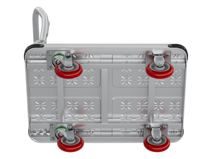 Chariot à main en acier robuste MBC-039, <span class=keywords><strong>best</strong></span>-seller, taille personnalisable, chariot à main en métal, chariot à roulettes, 70 x 50 cm - Product Image 4