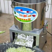 Groente- en fruit snijmachine, verhakselaar, shredder, machine voor de verwerking van dierenvoer voor pluimveehouderij.