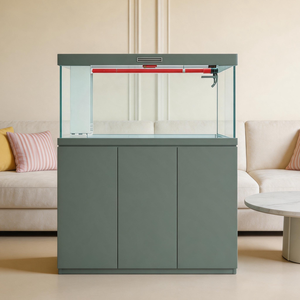 <span class=keywords><strong>Aquarium</strong></span> rectangulaire de luxe en verre <span class=keywords><strong>100L</strong></span> avec filtre de fond et fonctionnement silencieux pour bureau - Product Image 2