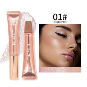 Julystar Cross-Border <b>Travel</b> <b>Size</b> <b>Liquid</b> Highlighter Stick Pearlescent Fine Shimmer Matte Beauty Contour Natural Brightening - Product Image 6