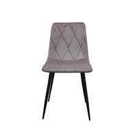 Maroc crème dossier haute couture velours chaise de salle à manger bonne mousse beauté tissu chaise salle à manger luxe solide chaise de salle à manger