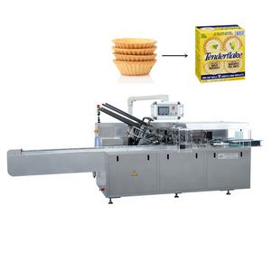 자동 미니 과자 타르트 쉘 TenderFlake Cartoning 기계 상자 포장 기계 - Product Image 1