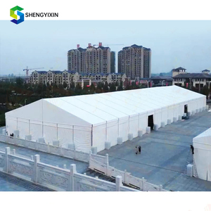 Lều kho ngoài trời lớn để lưu trữ các mặt hàng lớn và nhỏ hỗ trợ mái hiên lưu trữ nhôm công nghiệp tùy chỉnh - Product Image 2
