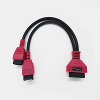 Câble de diagnostic avec adaptateur 12+8 pour Chrysler FCA, compatible avec Jeep, Dodge, Fiat, fonctionne avec MaxiSys/IM608/Launch X431V