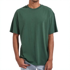 Oversized Drop Shoulder Men's T-Shirt Polyester/Cotton Breathable Quick Dry Regular Fit Casual Hot Selling Wholesale Factory - Product Image 1