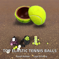 Balles de tennis certifiées ITF durables et hautement élastiques Balles d'entraînement en caoutchouc de laine imprimées avec logo personnalisé Sports de haute qualité