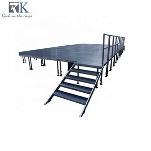 Podium pour événements en plein air, spectacle, concert, scène de mariage en aluminium, scène portable en bois pour concert - Product Image 1