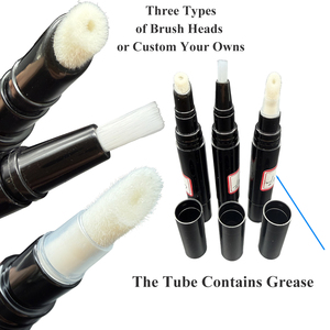 WBG Portable Custom Logo & <b>Grease</b> Available Brush Tip Twist Pen Multi-purpose Silicone <b>Grease</b> Applicator Pen - Product Image 2