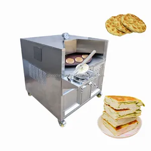 Automatische Tandoori Chapati Naan Tortilla Arabische Roti Pita Platte Broodoven Commerciële Elektrische Gas Maker Maken Machine