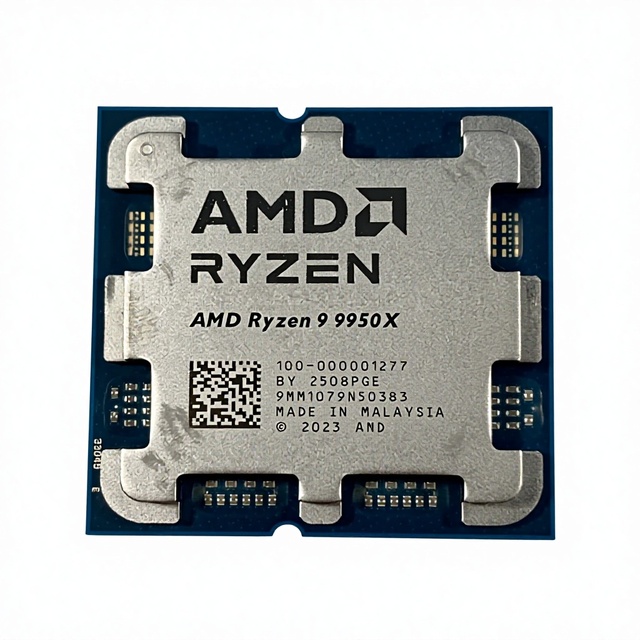 9 9950X-Series Granite Ridge (Zen 5) 16-Core 4.3 GHz 64-Bit FM1 Socket 30MB L3 Cache Desktop CPU New