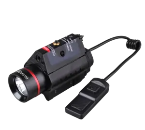 RichFire 300lm beyaz led combo taktik el feneri taktik kırmızı lazer torch