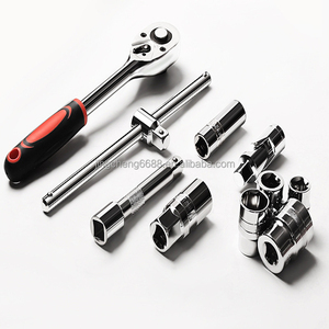 새로운 핫 모델 37PCS 세트 크롬 바나듐 스틸 소켓 렌치 세트 자동차 수리 렌치 스패너의 정비공 도구 세트 - Product Image 3