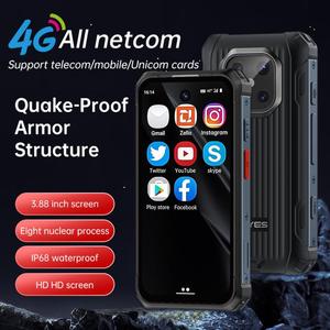 New Arrival phiên bản toàn cầu soyes Maxo mini điện thoại gồ ghề 6GB + 128GB 3.88 inch Android 12.0 mtk6762 <span class=keywords><strong>Octa</strong></span> <span class=keywords><strong>core</strong></span> 4 gam điện thoại thông minh - Product Image 2