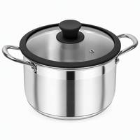 Couvercle en verre trempé de type G pour ensemble de casseroles, bord en silicone, couvercle de casserole en acier inoxydable résistant à la chaleur avec évent de vapeur, diamètre 38 cm