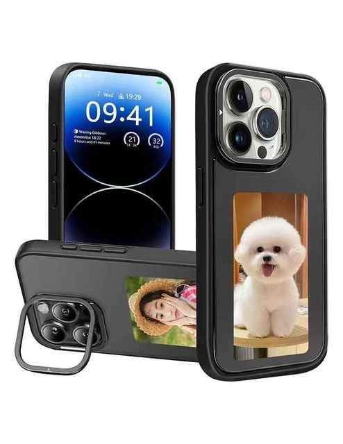 Smart E-Ink Screen DIY Display and Wireless NFC for iPhone 11 Series Phone Protective Case Mobile Phone Housings