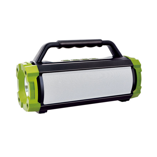 2020 New FM Radio Mp3 Wireless BT Speaker with Strong Light Flashlight, Large Capacity Battery, TF, USB Can Charge for Phone