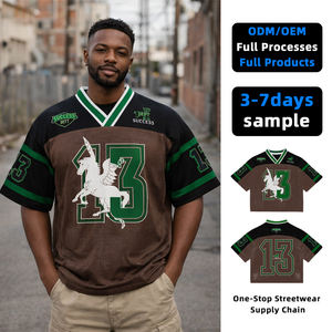 Camisetas de Hombre de Alta Gama, Hengtai Personalizadas, 100% Poliéster, Estilo Urbano, Corte Cuadrado, Camisetas con Cuello en V para Hombre - Product Image 1