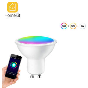 Color blanco GU10 Tuya Wifi Smart LED Bombilla Control remoto por voz Foco GU10 MR16 5W Lámpara regulable - Product Image 3