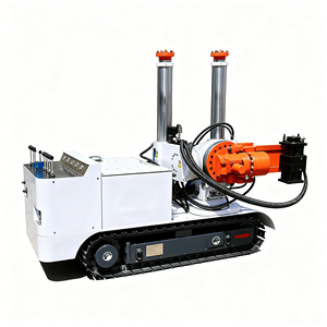 수중 시추용 크롤러 유압 드릴, 이중 기능 고토크 출력 엔진/모터/펌프 장착, 최대 400m 시추 깊이 - Product Image 1