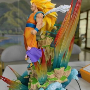 Nouvelle sortie 2024, figurine d'<span class=keywords><strong>action</strong></span> en résine Goku Saiyan de l'anime DBZ, jouet de collection pour garçons - Product Image 6
