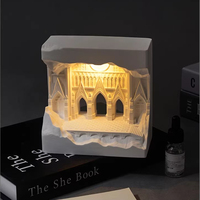 Diffuseur d'huiles essentielles chauffé par ampoule électrique, en plâtre moulé et façonné sur mesure, pour la décoration intérieure, vente en gros