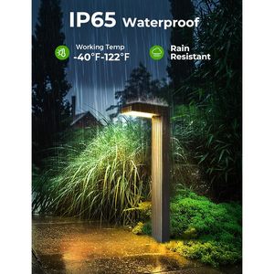 Lampes solaires de jardin Coxseni, lot de 8, 3 modes de couleur, éclairage paysager LED extérieur avec lumière blanche chaude, froide et du jour, allumage et extinction automatiques - Product Image 5