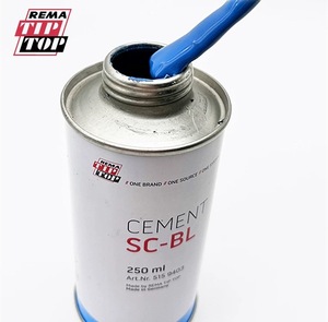 REMA TIP TOP CEMENT SC-BL 250ml Adhésif vulcanisant en caoutchouc bleu à séchage rapide pour la réparation des pneus et des bandes transporteuses - Product Image 2