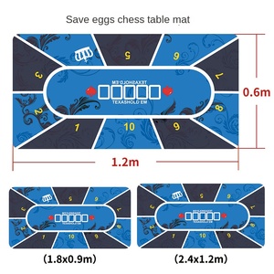 Nuovo aggiornamento personalizzato pieghevole ispessito antiscivolo tappetino da Poker con diverse dimensioni e colori per il Poker da tavolo giochi - Product Image 6